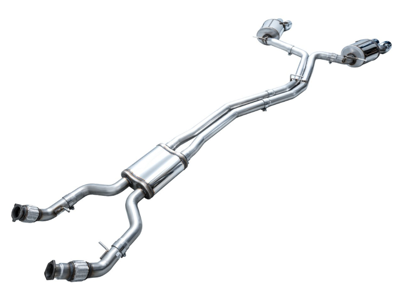 AWE Tuning 19-23 Audi C8 S6/S7 2.9T V6 AWD Touring Edition Exhaust - Chrome Silver Tips - Image 16