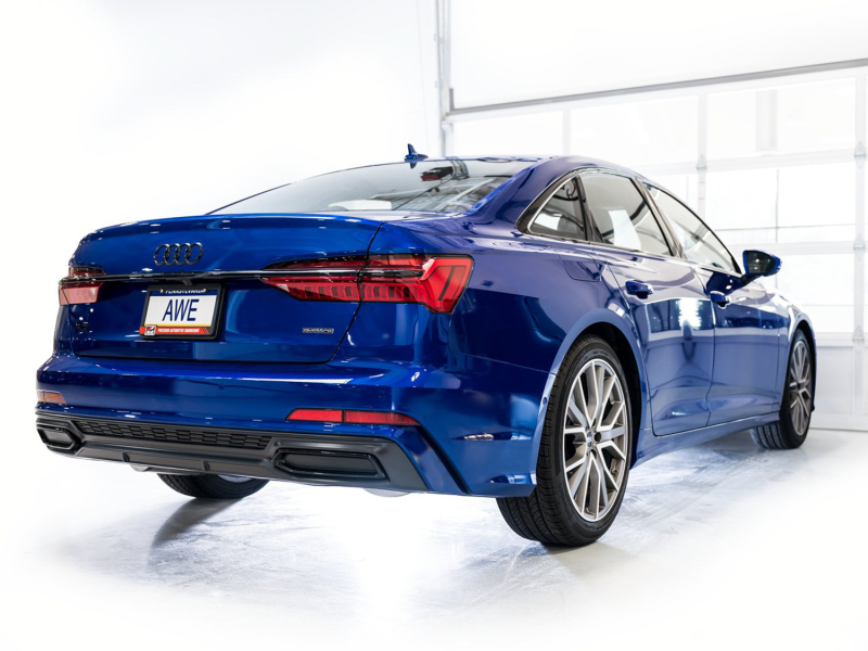 AWE Audi 2019-2023 C8 A6/A7 3.0T Touring Edition Cat-back Exhaust- Turn Downs - Image 5