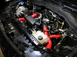 aFe 20-23 Ford Explorer ST V6 3.0L (tt) BladeRunner 2-3/4in Aluminum Cold Charge Pipe - Red - Image 7