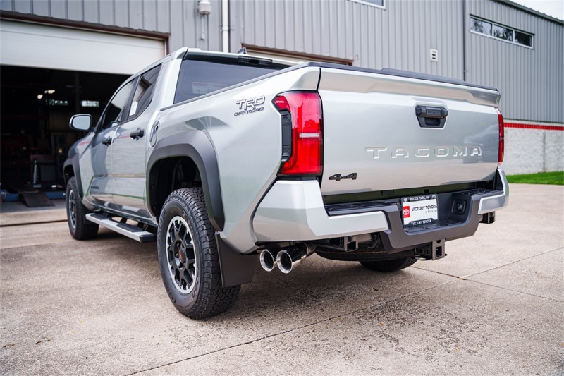Corsa 24-25 Toyota Tacoma (2.4L Turbo) Sport Cat-Back - 4in Polished Tip - Image 2