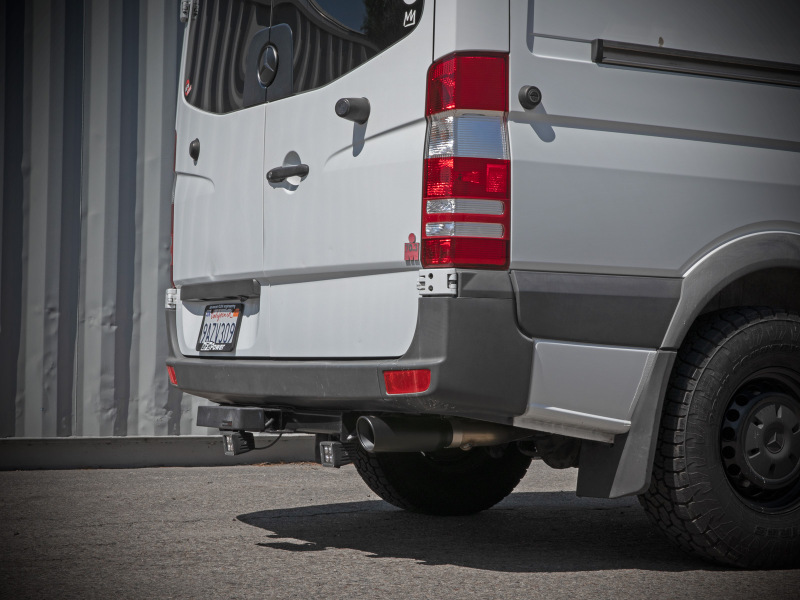 aFe Vulcan Series 3in 304SS DPF-Back Exhaust w/ Black Tip 14-18 Mercedes-Benz Sprinter 2500 - Image 3