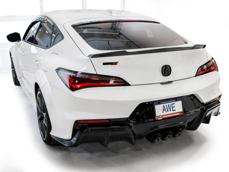 AWE Tuning 2024 Acura Integra Type S DE5 FWD Track Edition Exhaust w/ Triple Diamond Black Tips - Image 11