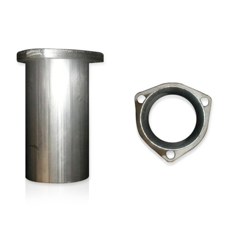 Stainless Works Collector Adapter 3-Bolt 3in OD Tubing 3in OD Outlet - Image 2