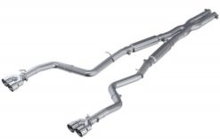 Alternative view of MBRP 15-16 Dodge Challenger RT 5.7L Aluminized Steel 3in Dual Rear Cat-back Quad Tips - Street
