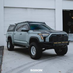 Seibon 22-24 Toyota Tundra / 23-24 Toyota Sequoia RR-Style Carbon Fiber Hood - Image 9