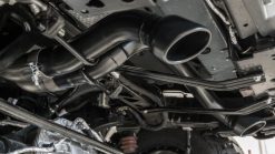 Borla 22-24 Ford Bronco Raptor V6 Turbo AT 2WD / 4WD ATAK Catback Exhaust w/ 4in Black Coated Tips - Image 3