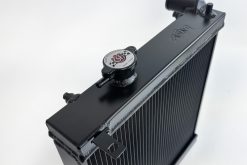 CSF 03-07 Mitsubishi Lancer EVO 7/8/9 1/2 Size Radiator - Black - Image 2