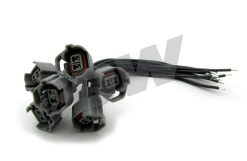 Alternative view of DeatschWerks 93-98 Toyota Supra TT 2200cc Injectors for Top Feed Conversion 14mm O-Ring (set of 6)
