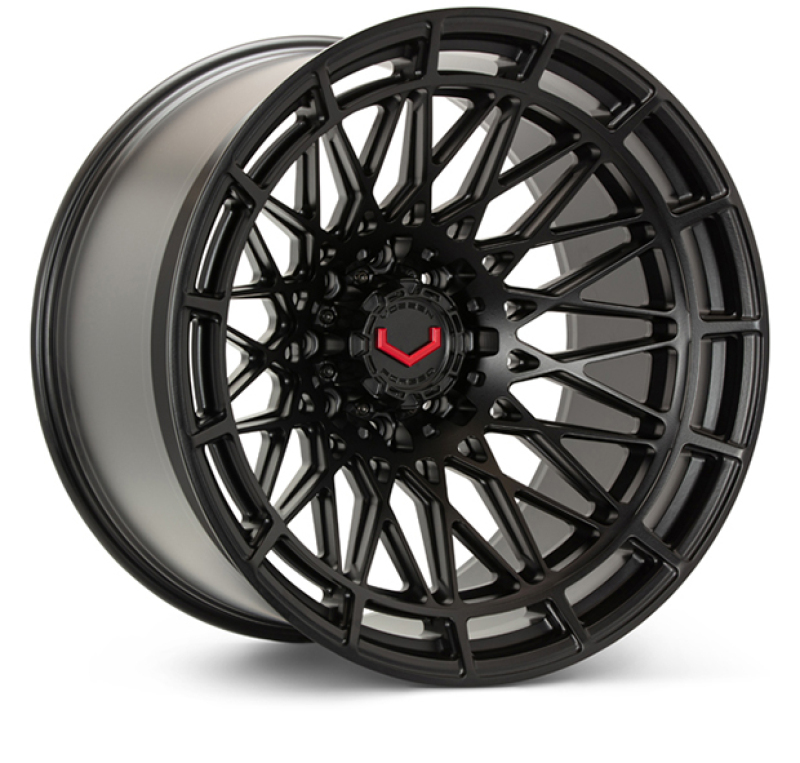 Vossen LCX-03 24x12 - 8x165.1 - ET44 - Ultra Deep - 125.1 - Satin Black Wheel