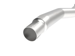 aFe Power Twisted Steel Down Pipe 3in 304 Stainless Steel w/ Cat 15-18 VW Golf R MKVII L4-2.0L (t) - Image 3