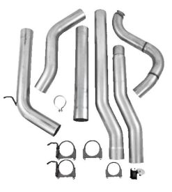 MBRP 88-93 Dodge 2500/3500 Cummins 4WD Turbo Back Single Side Exit No Muffler PLM Series Exhaust - Image 4