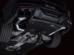 AWE 2024 Ford Mustang Dark Horse S650 RWD Track Edition Catback Exhaust w/ Quad Diamond Black Tips - Image 13