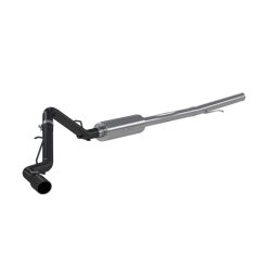Alternative view of MBRP 2019 Chevrolet/GMC 1500 Silverado/Sierra 4.3L & 5.3L 3 in Cat Back, Single Side (Black Coated)