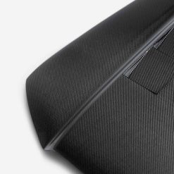 Seibon 12-15 Toyota Tacoma TS-Style Carbon Fiber Hood - Image 4