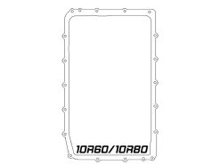 aFe 17-24 Ford F-150 10R60/10R80 Pro Series Rear Transmission Pan Black w/ Machined Fins - Image 2