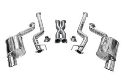 Alternative view of Injen 15-16 Ford Mustang GT 5.0L V8 3in Cat-Back Stainless Steel Exhaust