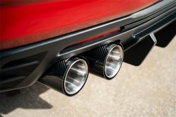 Corsa 2016-2024 Chevrolet Camaro SS / ZL1 Carbon Fiber 4.5in Twin Tip Kit - Image 3