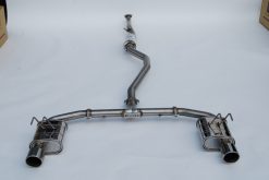 Invidia 2022+ Honda Civic Si (1.5T) 70mm Q300 Cat Back Exhaust - Rolled SS Tips - Image 5