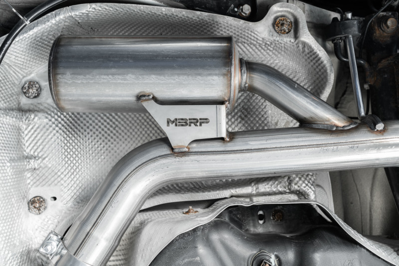 MBRP 15-20 VW 2.0L Turbo Golf GTI MK7 3in T304 Cat Back Exhaust w/ Dual Split Rear Exit - Image 3