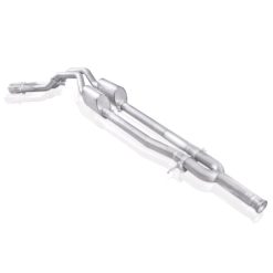 Stainless Works Chevy Silverado/GMC Sierra 2007-16 5.3L/6.2L Exhaust Y-Pipe Passenger Rear Tire Exit - Image 3
