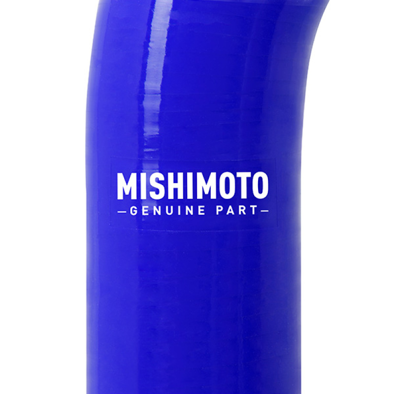 Mishimoto 05-07 Ford F-250/F-350 6.0L Powerstroke Lower Overflow Blue Silicone Hose Kit - Image 3