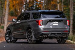 Alternative view of MBRP 20-21 Ford Explorer ST 3.0L EcoBoost Dual Rear Exit Axle Back w/ Quad Carbon Fiber Tips - T304