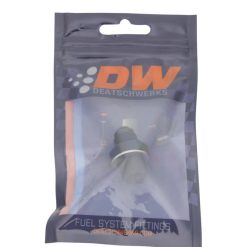Alternative view of DeatschWerks 6AN Male Flare to M16 X 1.5 Male Metric Adapter (Incl Washer) - Anodized Matte Black