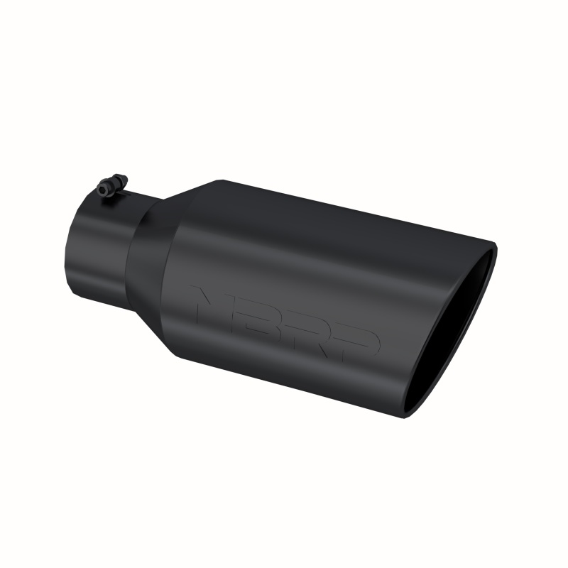MBRP Universal Tip 8in OD Rolled End 5in Inlet 18in Length T304 - Black - Image 2