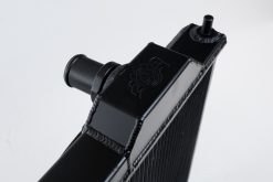 CSF 96-07 Mitsubishi Evo 4/5/6/7/8/9 Full-Slim Radiator w/12in Fan & Shroud/-16AN - Black - Image 5