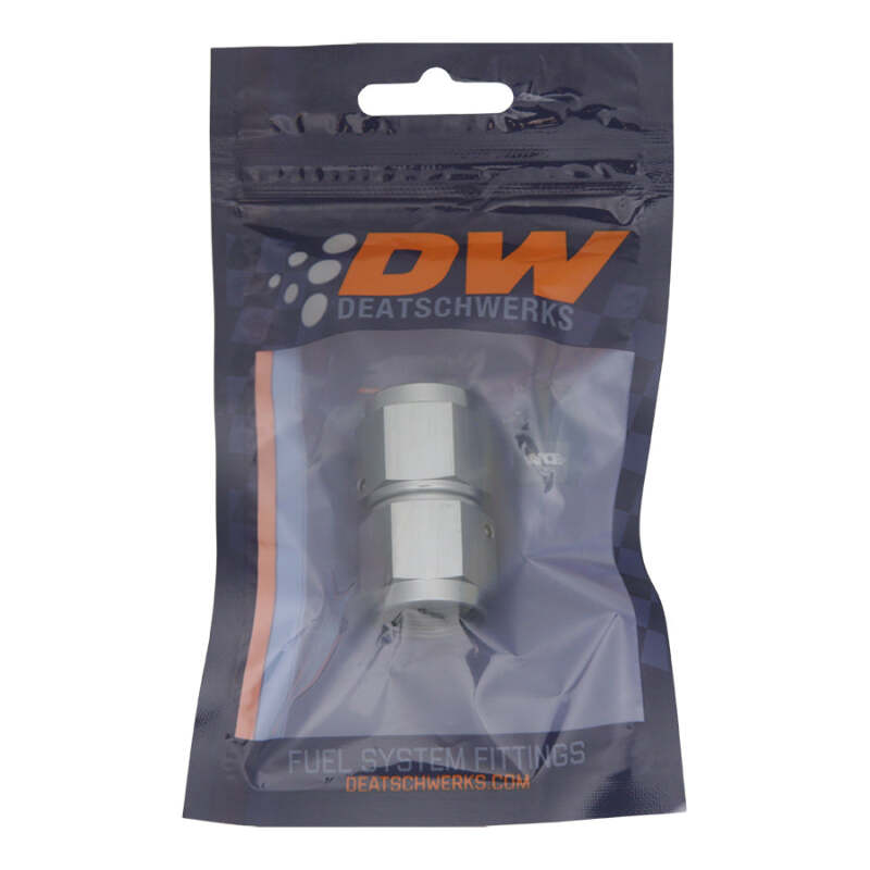 DeatschWerks 8AN Female Flare To 8AN Flare Female Swivel - Anodized Titanium - Image 2