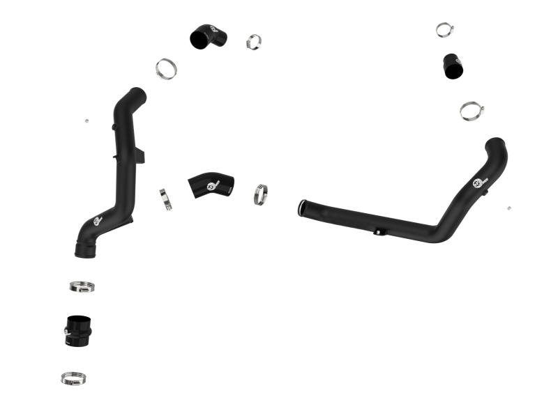 aFe BladeRunner 2 1/4in Intercooler Hot Side Charge Pipe 22-23 Ford Explorer V6-3.0L (tt) - Black - Image 2