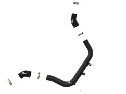 Alternative view of aFe BladeRunner 2-1/4 IN Aluminum Hot Charge Pipe Black 17-20 Hyundai Elantra GT L4-1.6L (t)