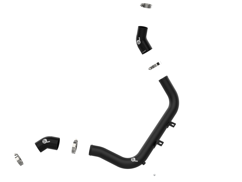 aFe BladeRunner 2-1/4 IN Aluminum Hot Charge Pipe Black 17-20 Hyundai Elantra GT L4-1.6L (t) - Image 2
