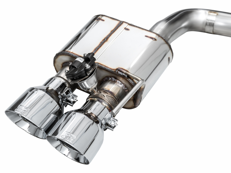 AWE 2024 Ford Mustang GT Fastback S650 RWD SwitchPath Catback Exhaust w/ Quad Chrome Silver Tips - Image 13