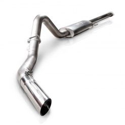 Alternative view of Stainless Works 2011-14 F-150 3.5L 3-1/2in Catback Chambered Muffler Factory Connection