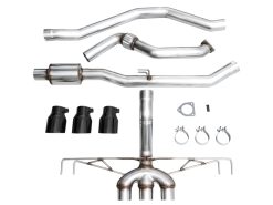 AWE Tuning 2023 Honda Civic Type R FL5 Track Edition Exhaust w/ Triple Diamond Black Tips - Image 28