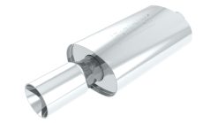 Borla Boomer Blow Torch Muffler Oval 2-1/4in x 4in Side Round Out - Image 4