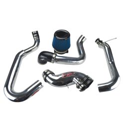 Injen 03-06 Evo 8/9/MR Cast Aluminum Intake System w/ Full Intercooler Piping Polished Short Ram Int - Image 4