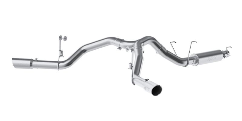 MBRP 14-16 Ram 2500 6.4L 4in AL Dual Side Split Outlet Cat Back Exhaust - Image 3
