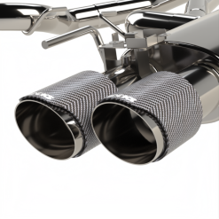 Kooks 18-24 Ford Mustang GT 5.0 3in. Valved Touring Cat-Back Exhaust - Carbon Tips - Image 4