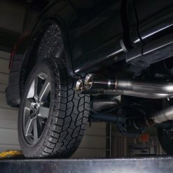 Stainless Works 2015-18 F-150 Exhaust X-Pipe Resonator Muffler Exits In Front Of Passenger Rear Tire - Image 3