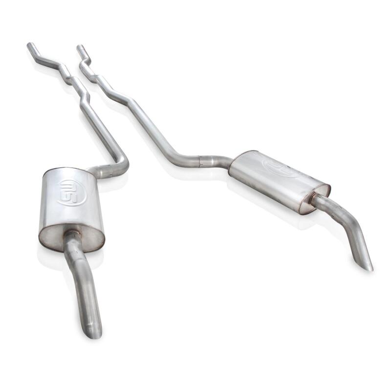 Stainless Works 1973-82 Corvette Exhaust 2-1/2in Factory Style Mufflers - Image 2