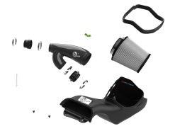 Alternative view of aFe 21-24 Ford F150 Raptor Track Series Carbon Fiber Cold Air Intake System w/ Pro DRY S Filter