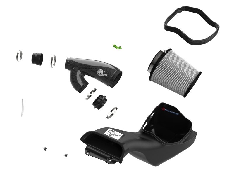 aFe 21-24 Ford F150 Raptor Track Series Carbon Fiber Cold Air Intake System w/ Pro DRY S Filter - Image 2