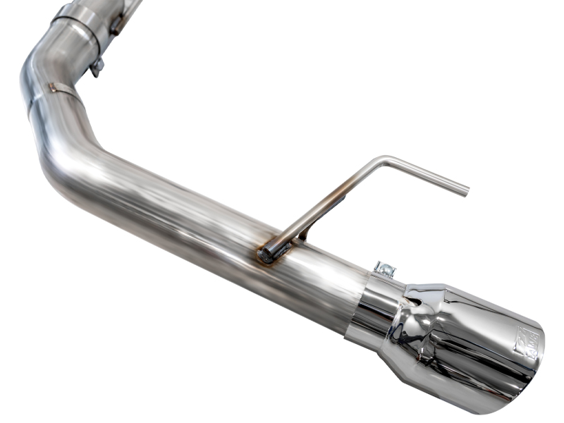 AWE 2024 Ford Mustang GT Fastback S650 RWD Track Edition Catback Exhaust w/ Dual Chrome Silver Tips - Image 4