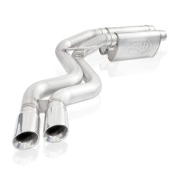 Alternative view of Stainless Works 2010-14 Ford Raptor Exhaust X-Pipe Turbo Resonator Front Passenger Rear Tire Exit