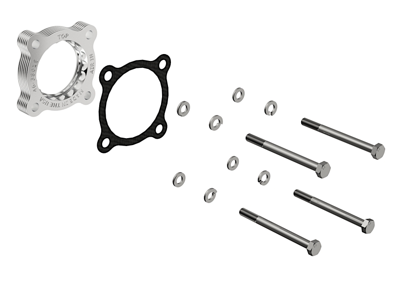 aFe 11-22 Toyota Corolla Silver Bullet Throttle Body Spacer - Image 2