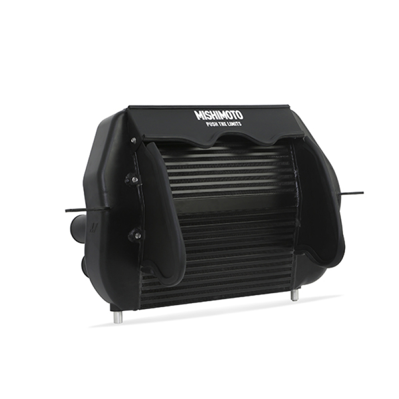 Mishimoto 2011-2014 Ford F-150 EcoBoost Black Intercooler w/ Polished Pipes - Image 4
