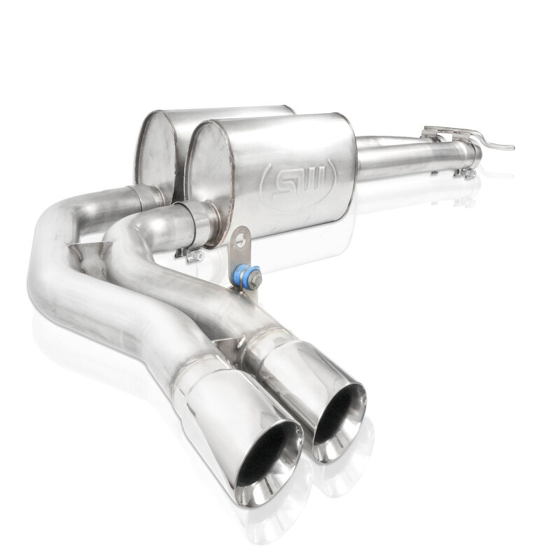 Stainless Works Chevy Silverado/GMC Sierra 2007-16 5.3L/6.2L Exhaust Before Passenger Rear Tire Exit - Image 3