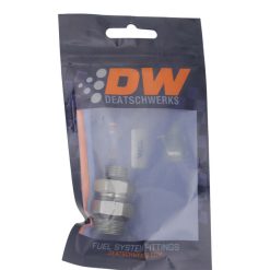 Alternative view of DeatschWerks 6AN ORB Male to 8AN ORB Male Swivel Adapter - Anodized DW Titanium
